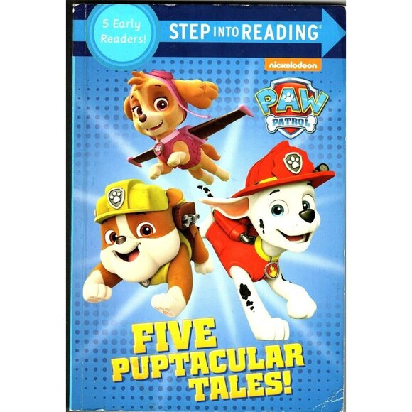 Paw Patrol Nickelodeon Step 1 and 2 Early Readers 5 Puptacular Tales Paperback - Picture 1 of 2